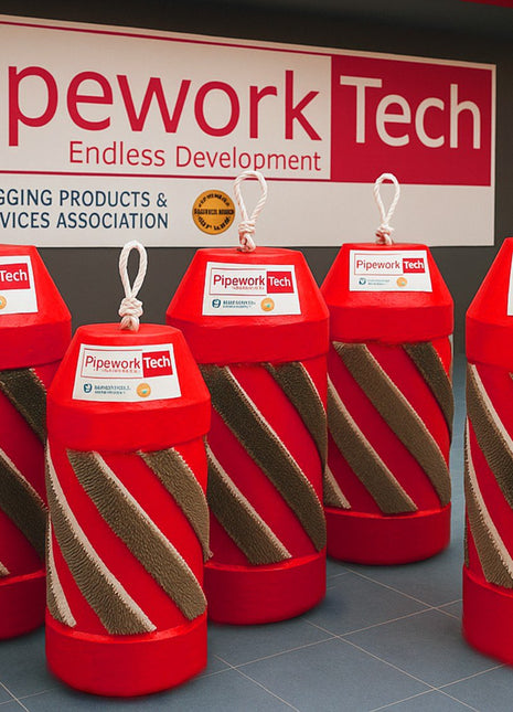 Spiral Brush-Coated Foam Pig