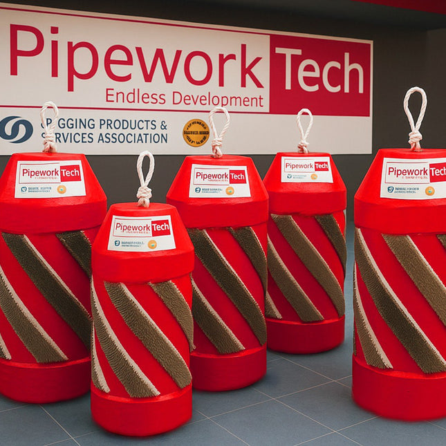 Spiral Brush-Coated Foam Pig