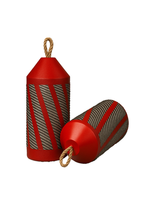 Spiral Brush-Coated Foam Pig