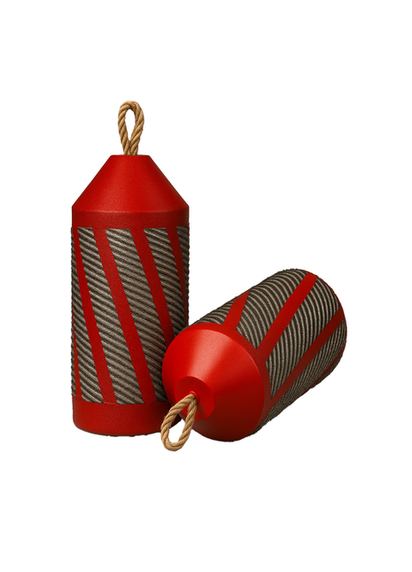 Spiral Brush-Coated Foam Pig