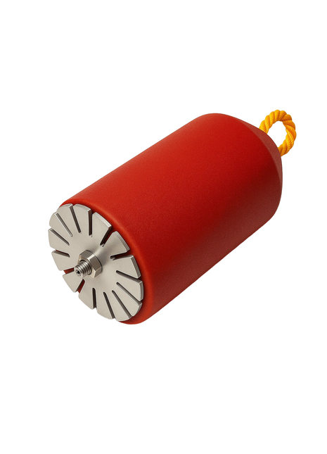 Foam-Gauge-Coated Pig