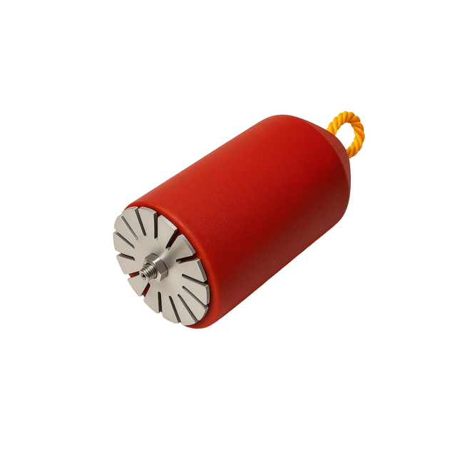 Foam-Gauge-Coated Pig